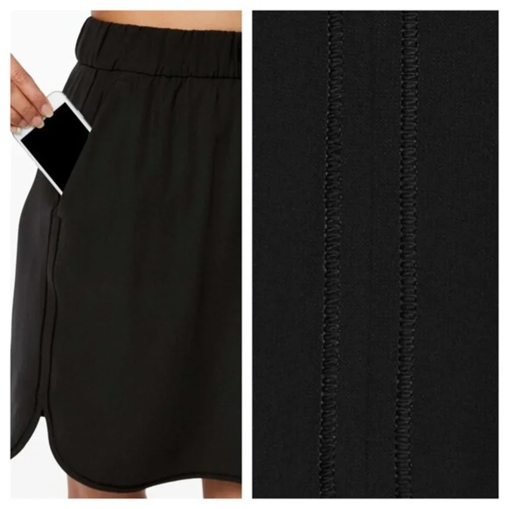 Lululemon On The Fly Skirt *Woven 8 Black